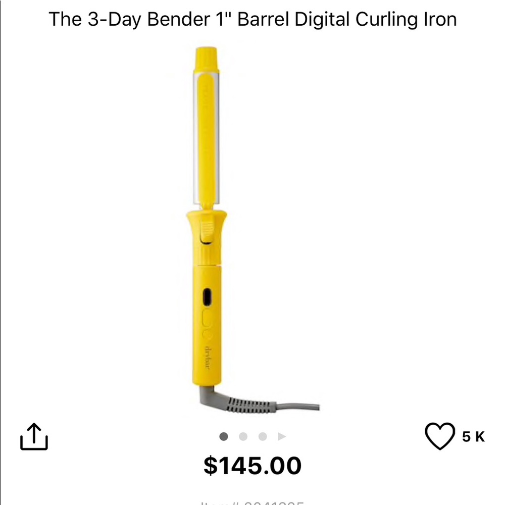 The dry bar curling iron